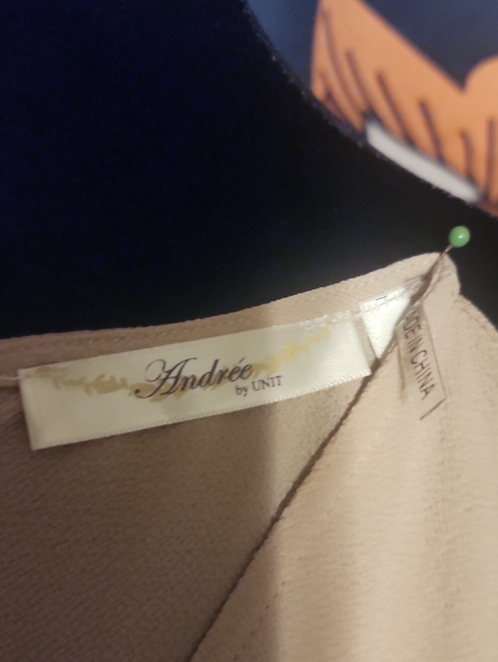 ANDREE BY UNIT Twist-Front Long Sleeve Maxi Dress in Beige - Picture 3 of 4